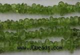 COQ61 15.5 inches 3*7mm natural olive quartz chips beads wholesale