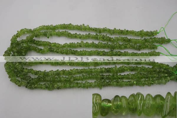 COQ61 15.5 inches 3*7mm natural olive quartz chips beads wholesale