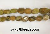 COS271 13*18mm - 15*20mm faceted nuggets ocean stone beads