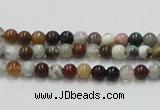 COS37 15.5 inches 4mm round ocean stone beads wholesale