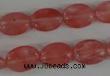 COV110 15.5 inches 12*16mm oval cherry quartz beads wholesale