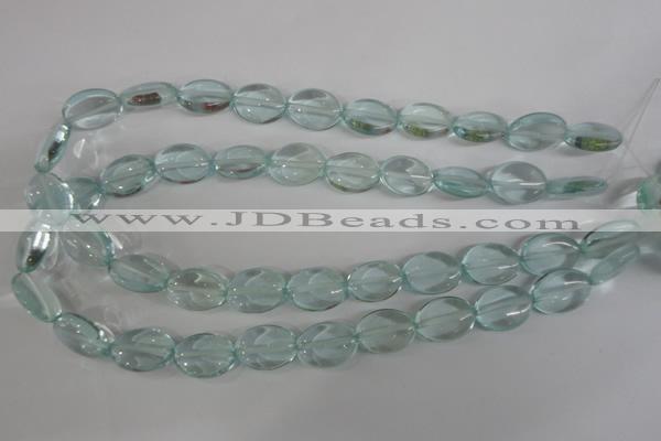 COV146 15.5 inches 13*18mm oval glass beads wholesale