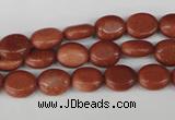 COV15 15.5 inches 8*10mm oval goldstone gemstone beads wholesale