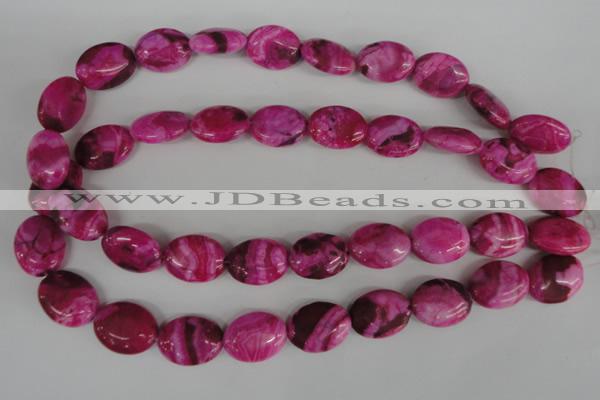 COV154 15.5 inches 15*20mm oval crazy lace agate beads wholesale