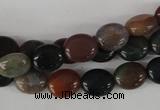 COV25 15.5 inches 8*10mm oval Indian agate beads wholesale