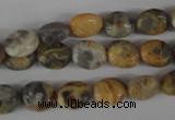 COV26 15.5 inches 8*10mm oval crazy lace agate beads wholesale