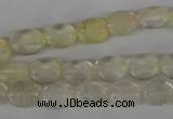 COV41 15.5 inches 8*10mm oval watermelon yellow beads wholesale