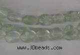 COV42 15.5 inches 8*10mm oval watermelon green beads wholesale