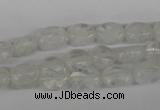 COV43 15.5 inches 8*10mm oval watermelon white beads wholesale