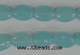 COV61 15.5 inches 10*14mm oval candy jade beads wholesale