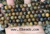 CPB1066 15.5 inches 6mm faceted round natural pietersite beads