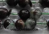 CPC03 15.5 inches 8mm round green phantom quartz beads wholesale