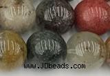 CPC673 15.5 inches 12mm round phantom quartz gemstone beads