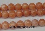 CPE03 15.5 inches 8mm round peach stone beads wholesale