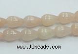 CPI01 15.5 inches 8*12mm teardrop pink aventurine jade beads