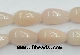 CPI03 15.5 inches 10*20mm teardrop pink aventurine jade beads