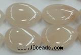 CPI05 15.5 inches 18*25mm flat teardrop pink aventurine jade beads