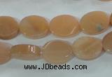 CPI101 15.5 inches 11*14mm oval pink aventurine jade beads