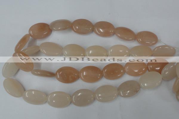 CPI152 15.5 inches 18*25mm oval pink aventurine jade beads