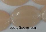 CPI153 15.5 inches 25*35mm oval pink aventurine jade beads