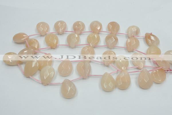 CPI16 15.5 inches 18*25mm briolette pink aventurine jade beads