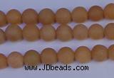 CPI301 15.5 inches 6mm round matte red aventurine beads wholesale