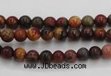 CPJ101 15.5 inches 6mm round picasso jasper gemstone beads wholesale