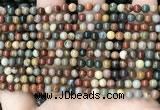 CPJ480 15.5 inches 4mm round polychrome jasper beads wholesale