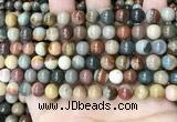 CPJ482 15.5 inches 8mm round polychrome jasper beads wholesale