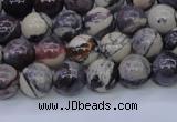 CPJ602 15.5 inches 8mm round purple striped jasper beads wholesale