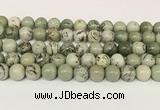 CPJ703 15.5 inches 10mm round greeting pine jasper beads