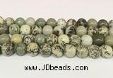 CPJ704 15.5 inches 12mm round greeting pine jasper beads