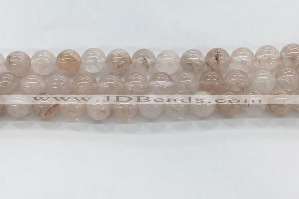 CPQ253 15.5 inches 10mm round natural pink quartz beads wholesale