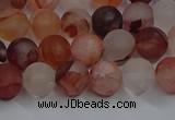 CPQ301 15.5 inches 6mm round matte pink quartz beads wholesale