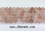 CPQ332 15.5 inches 10mm round pink quartz beads wholesale