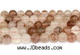 CPQ344 15.5 inches 12mm round pink quartz gemstone beads