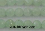 CPR114 15.5 inches 12mm faceted round natural prehnite beads wholesale