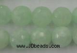 CPR116 15.5 inches 16mm faceted round natural prehnite beads wholesale