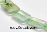 CPR12 A grade 12*16mm rectangle natural prehnite gemstone beads