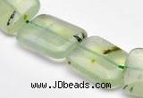 CPR15 A grade 15*20mm rectangle natural Prehnite gemstone beads