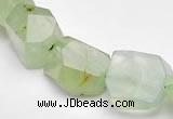 CPR20 A grade freeform natural Prehnite gemstone beads