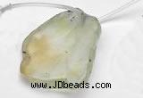 CPR22 Freeform A- grade natural Prehnite gemstone beads wholesal