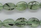 CPR222 15.5 inches 12*16mm oval natural prehnite beads wholesale