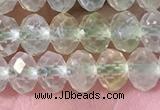 CPR380 15.5 inches 4*6mm faceted rondelle prehnite gemstone beads