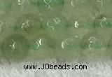 CPR415 15.5 inches 6mm faceted round natural prehnite beads