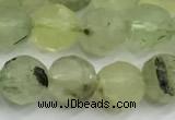 CPR436 15 inches 8mm faceted round prehnite beads