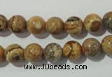 CPT452 15.5 inches 8mm round picture jasper beads wholesale