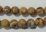 CPT453 15.5 inches 10mm round picture jasper beads wholesale