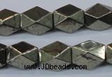 CPY610 15.5 inches 10*15mm nuggets pyrite gemstone beads