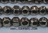 CPY617 15.5 inches 10mm nuggets pyrite gemstone beads